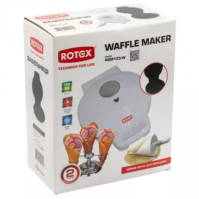 Вафельница Rotex RSM123-W - 2