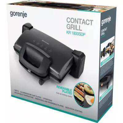 Электрогриль Gorenje KR1800SDP - 5