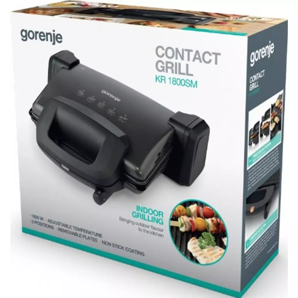 Электрогриль Gorenje KR1800SM - 5 Электрогриль Gorenje KR1800SM - 5