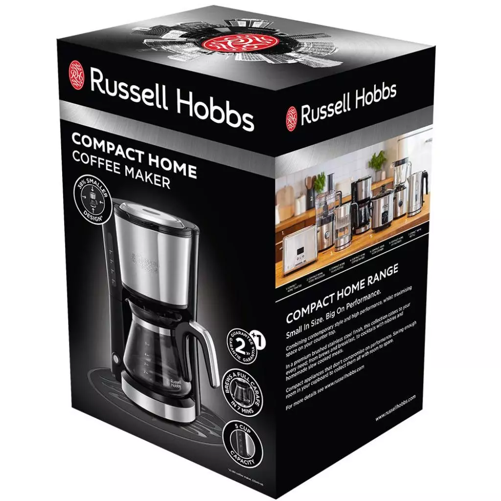 Кофеварка Russell Hobbs 24210-56 Compact Home - 1 Кофеварка Russell Hobbs 24210-56 Compact Home - 1