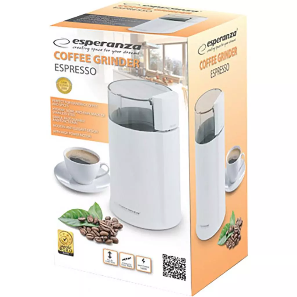 Кофемолка Esperanza EKC 001 W (EKC001W) - 1 Кофемолка Esperanza EKC 001 W (EKC001W) - 1