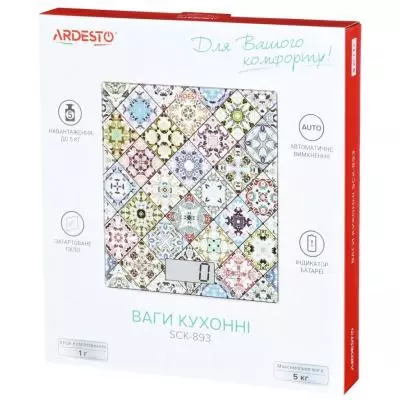 Весы кухонные Ardesto SCK-893 - 4 Весы кухонные Ardesto SCK-893 - 4