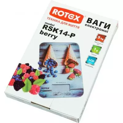 Весы кухонные Rotex RSK14-P Berry - 1 Весы кухонные Rotex RSK14-P Berry - 1