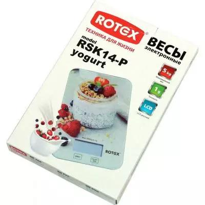 Весы кухонные Rotex RSK14-P Yogurt - 1 Весы кухонные Rotex RSK14-P Yogurt - 1