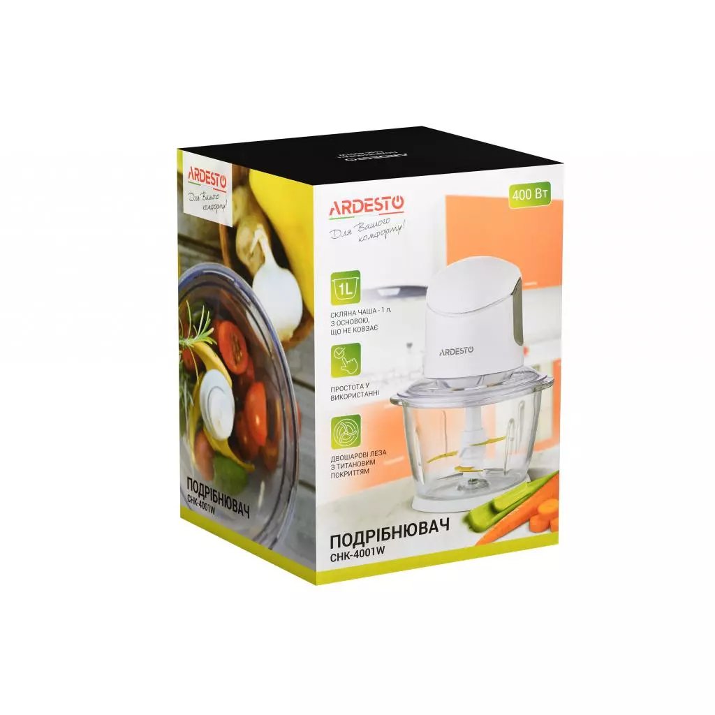 Измельчитель Ardesto CHK-4001W - 4 Измельчитель Ardesto CHK-4001W - 4