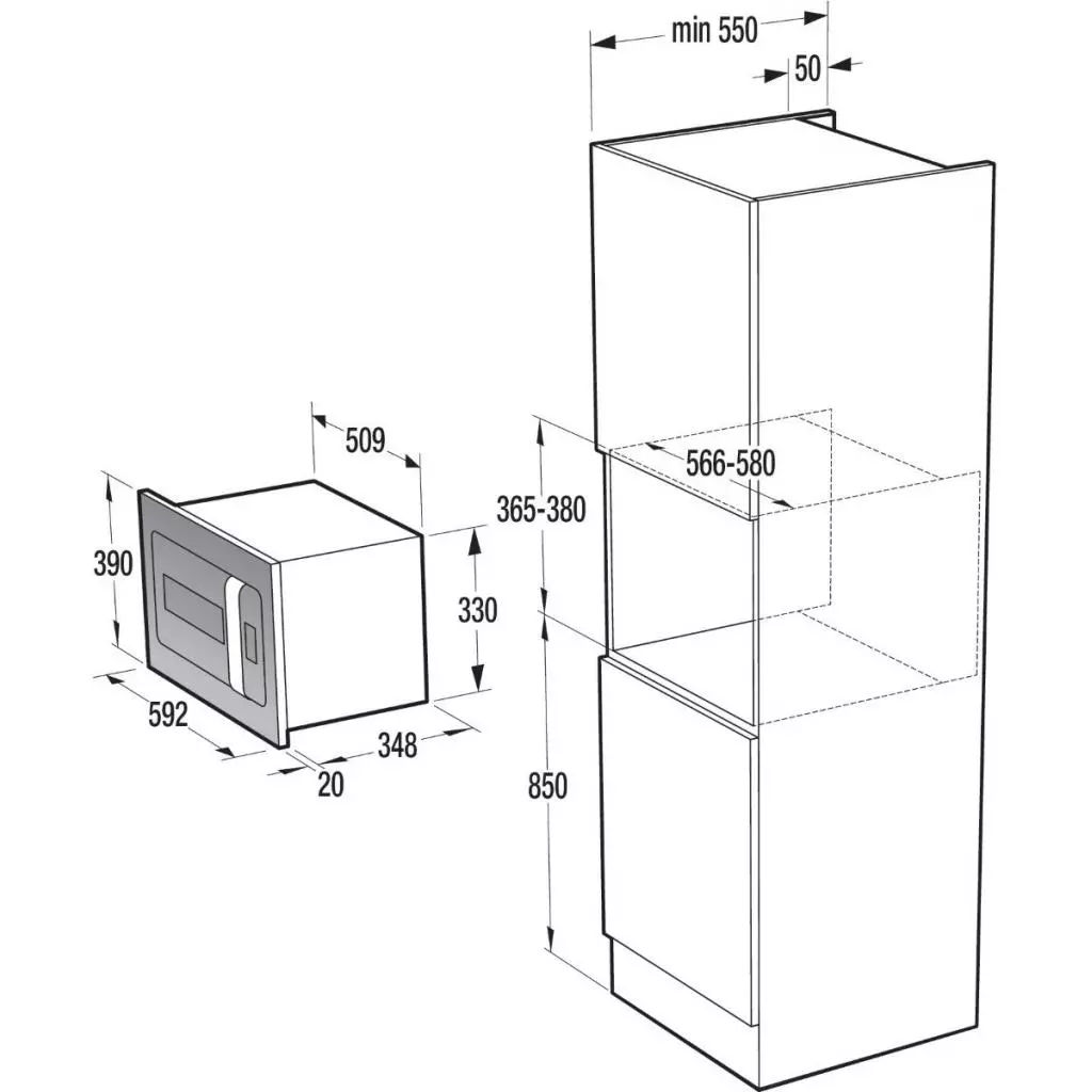 Микроволновая печь Gorenje BM235ORAB - 4 Микроволновая печь Gorenje BM235ORAB - 4