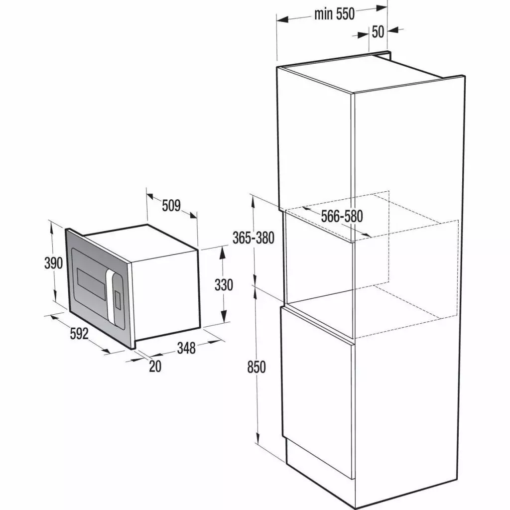 Микроволновая печь Gorenje BM235ORA-W - 4 Микроволновая печь Gorenje BM235ORA-W - 4