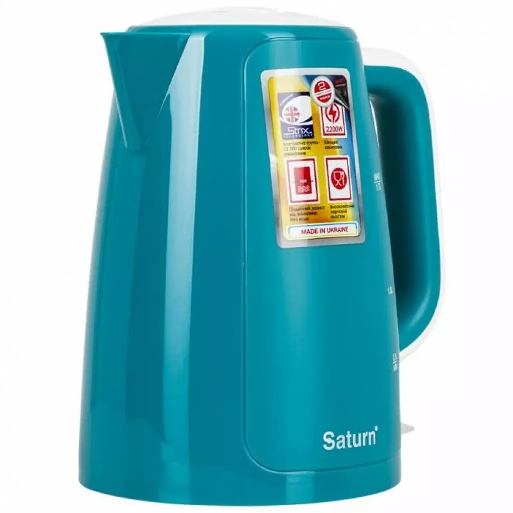 Электрочайник Saturn ST-EK8435 Turquoise - 1 Электрочайник Saturn ST-EK8435 Turquoise - 1