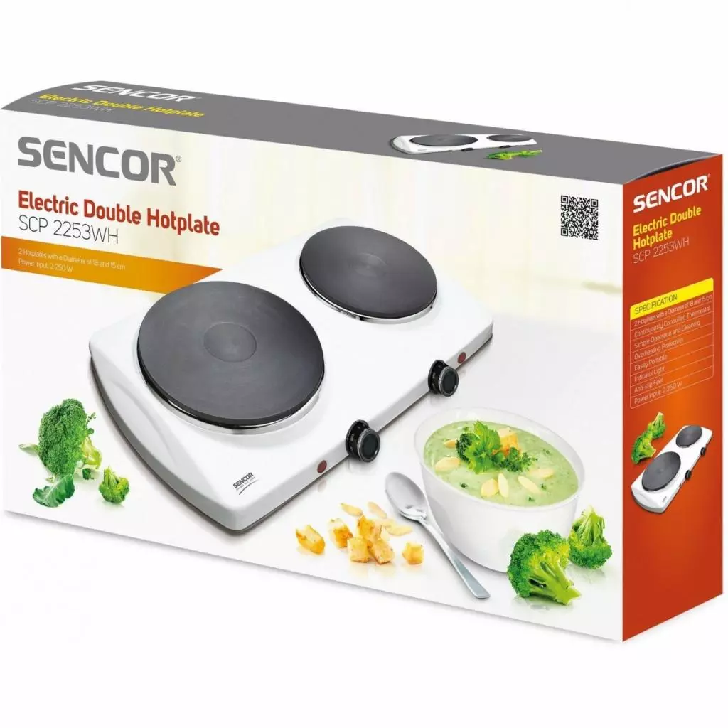 Настольная плита Sencor SCP2253WH - 1