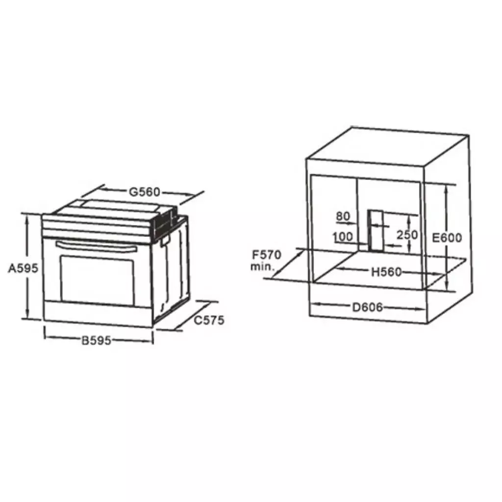 Духовой шкаф Liberty HO 738 B - 1