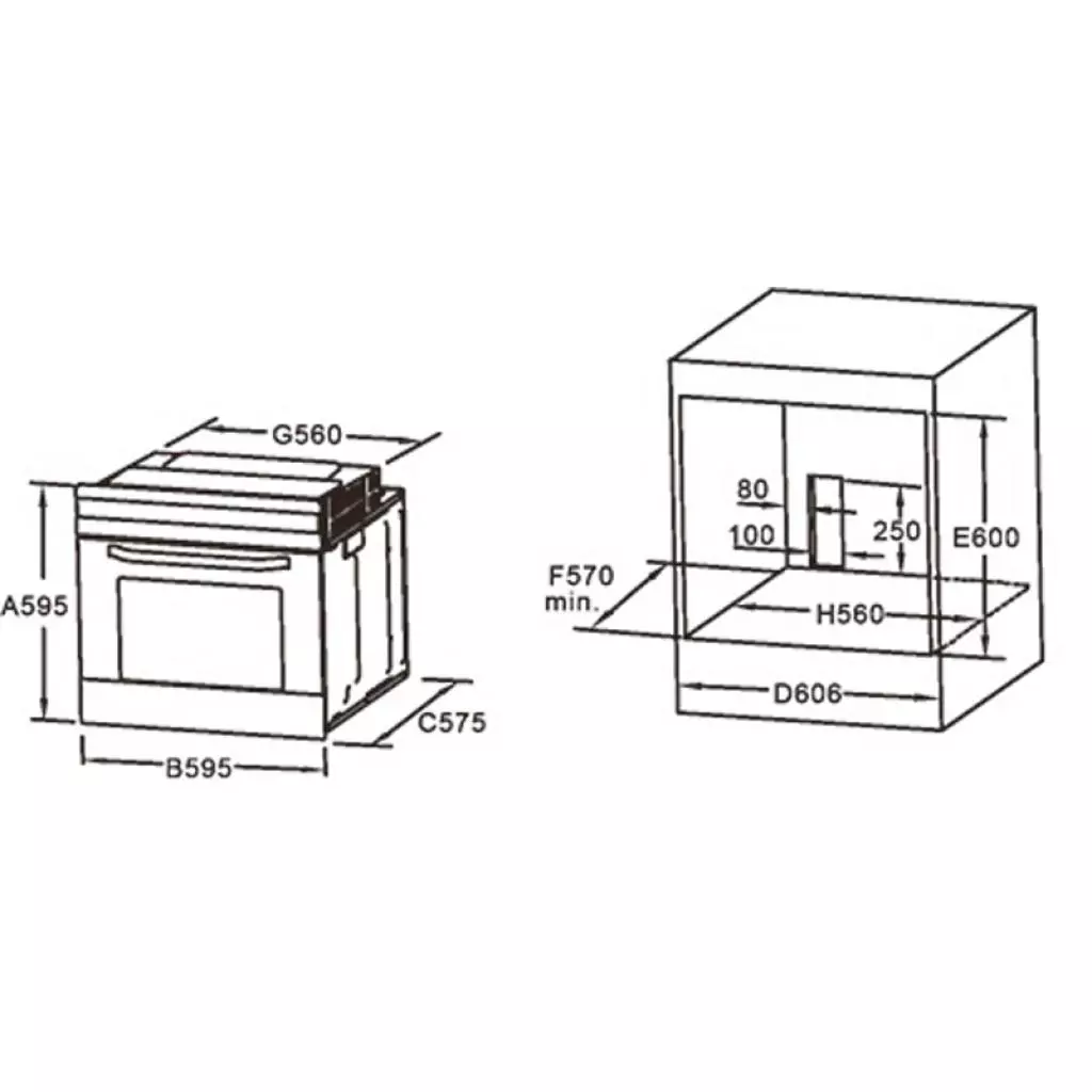 Духовой шкаф Liberty HO 718 B - 1 Духовой шкаф Liberty HO 718 B - 1