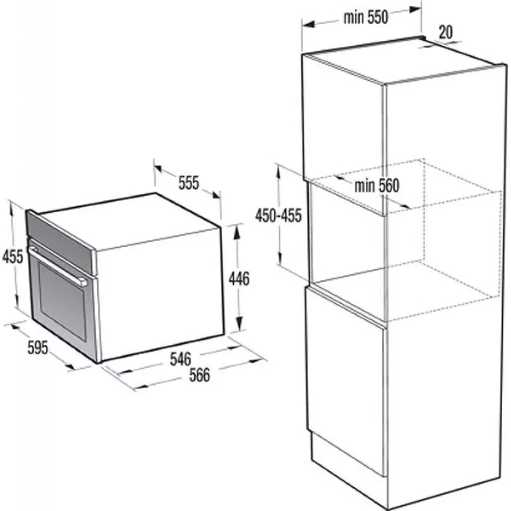 Духовой шкаф Gorenje BCM 547 S12X (BCM547S12X) - 1 Духовой шкаф Gorenje BCM 547 S12X (BCM547S12X) - 1