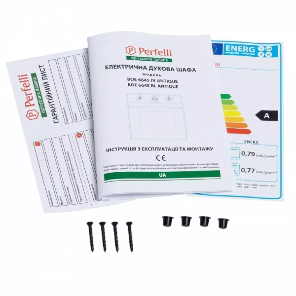 Духовой шкаф Perfelli BOE 6645 BL ANTIQUE GLASS - 11 Духовой шкаф Perfelli BOE 6645 BL ANTIQUE GLASS - 11