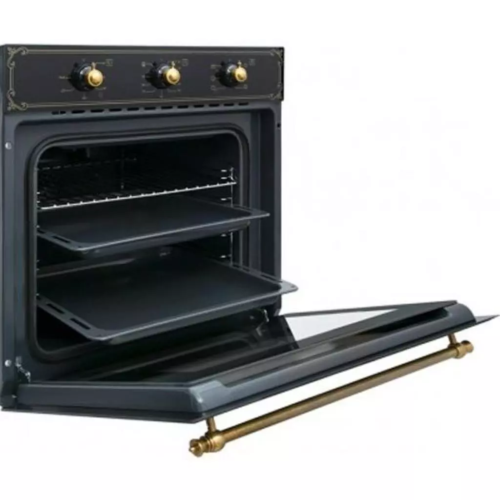 Духовой шкаф Minola OE 66134 BL RUSTIC GLASS - 2 Духовой шкаф Minola OE 66134 BL RUSTIC GLASS - 2