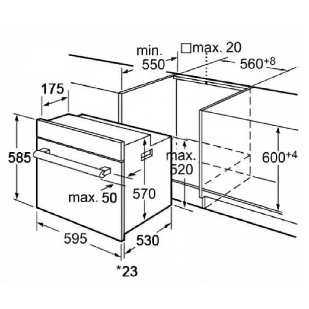 Духовой шкаф Minola OE 66134 BL RUSTIC GLASS - 9 Духовой шкаф Minola OE 66134 BL RUSTIC GLASS - 9