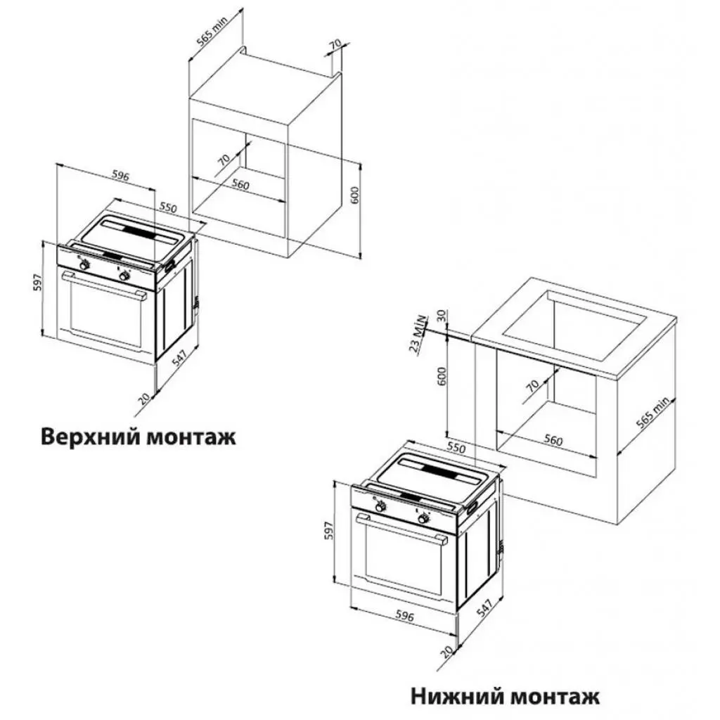 Духовой шкаф Perfelli BOE 6610 BL RETRO - 3 Духовой шкаф Perfelli BOE 6610 BL RETRO - 3