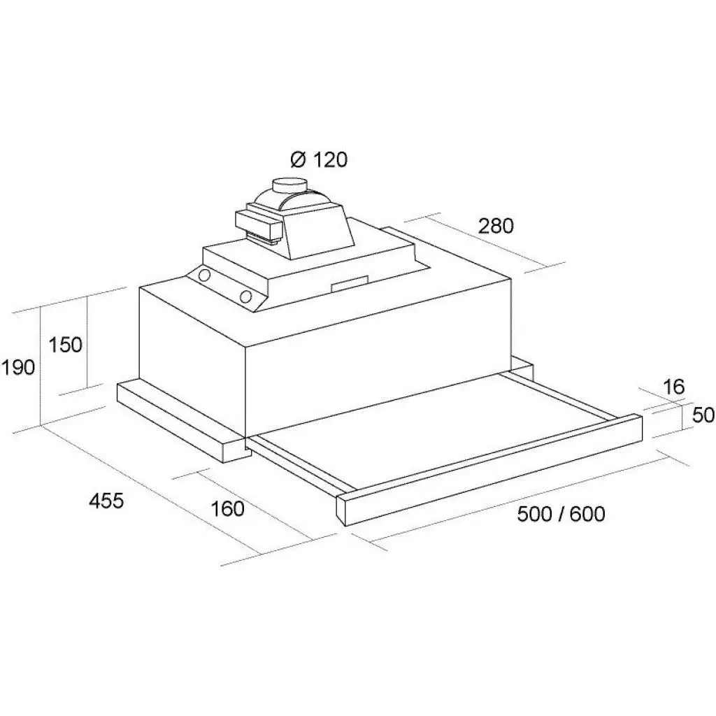 Вытяжка кухонная Borgio BLT(R) 60 brown - 1