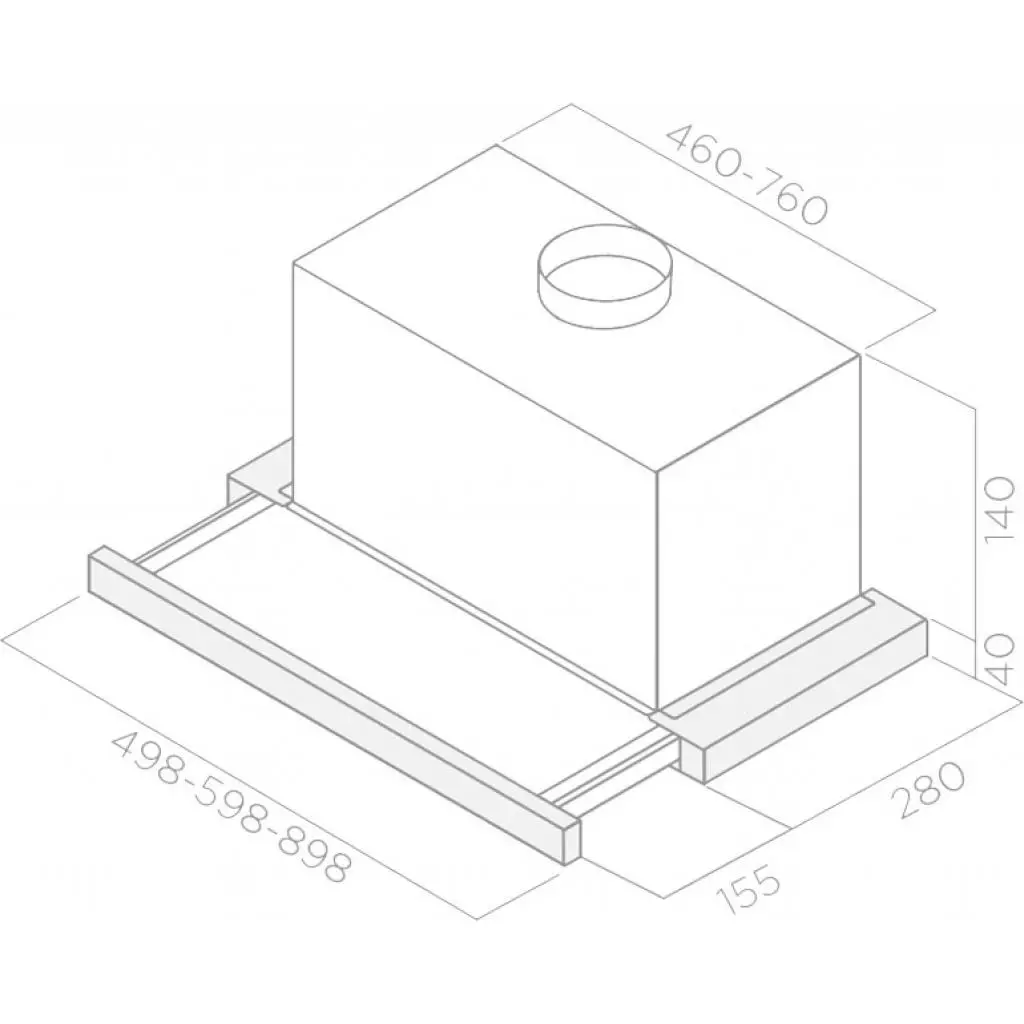 Вытяжка кухонная Elica ELITE 14 LUX WH/A/50 - 1 Вытяжка кухонная Elica ELITE 14 LUX WH/A/50 - 1