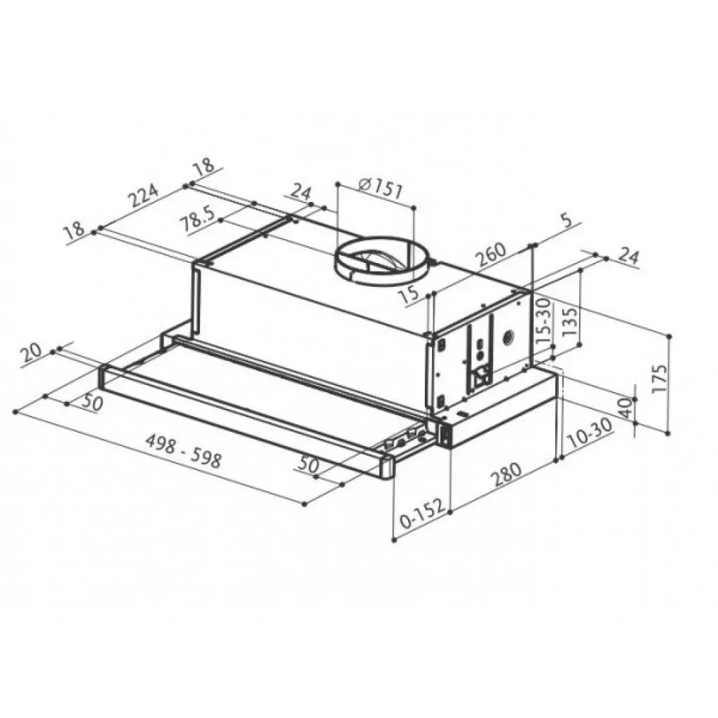 Вытяжка кухонная Faber FLEXA HIP AM/X A60 FB EXP - 1 Вытяжка кухонная Faber FLEXA HIP AM/X A60 FB EXP - 1