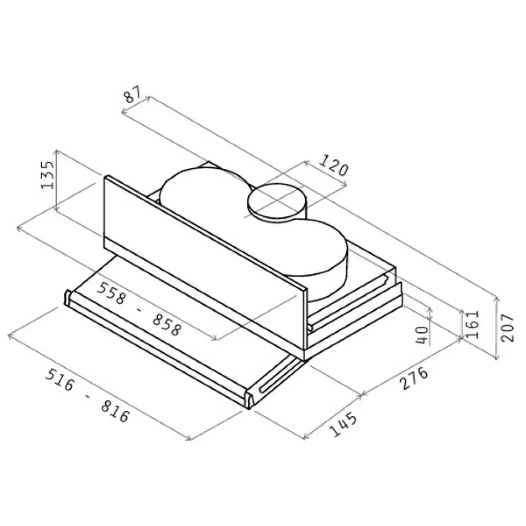 Вытяжка кухонная Elica CIAK GR/A/86 - 1