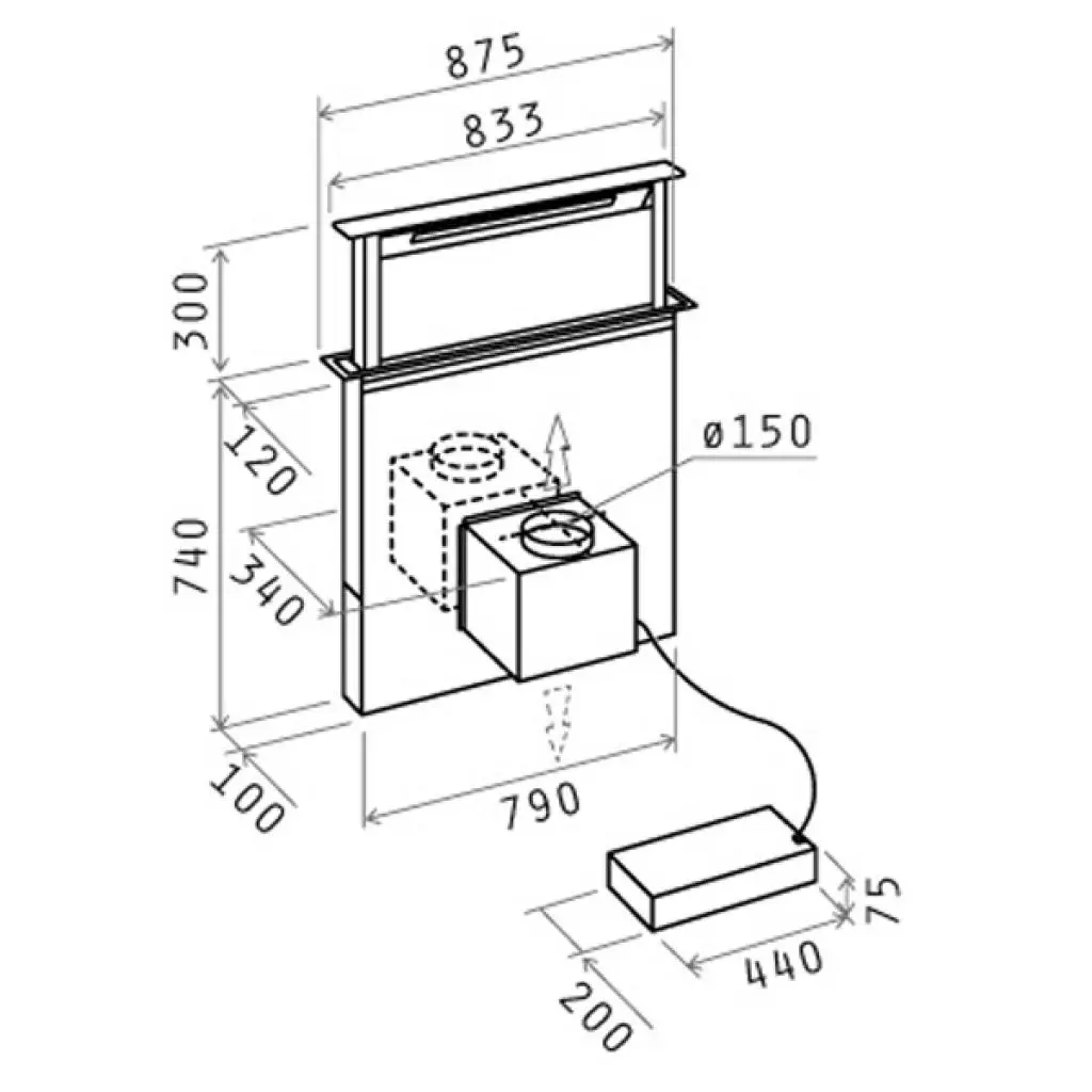 Вытяжка кухонная Elica ADAGIO WH/F/90 - 1 Вытяжка кухонная Elica ADAGIO WH/F/90 - 1