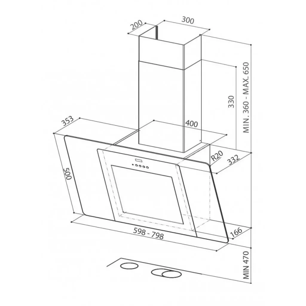 Вытяжка кухонная Faber CITY EG6 W/X A60 - 2 Вытяжка кухонная Faber CITY EG6 W/X A60 - 2