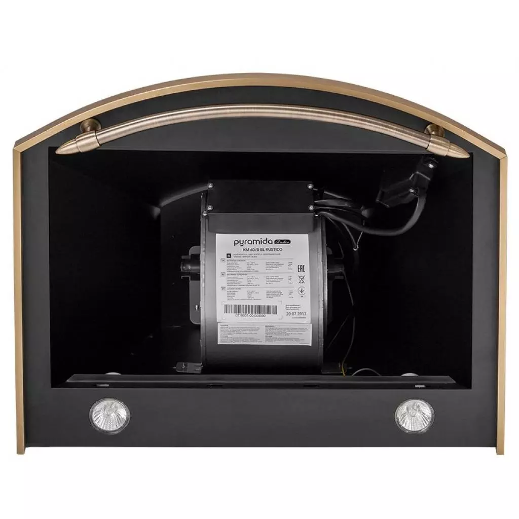 Вытяжка кухонная Pyramida KM 60/B BL RUSTICO - 2 Вытяжка кухонная Pyramida KM 60/B BL RUSTICO - 2