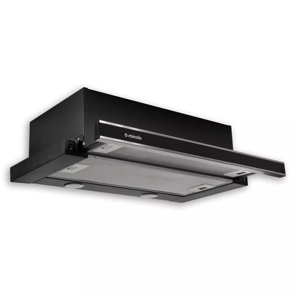 Вытяжка кухонная Minola HTL 6062 I/BL GLASS 450 LED