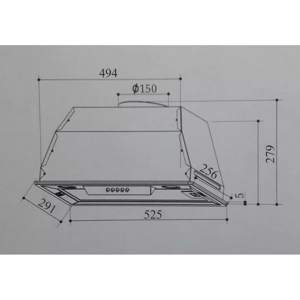 Вытяжка кухонная Interline SMART GR A/60/T - 5 Вытяжка кухонная Interline SMART GR A/60/T - 5