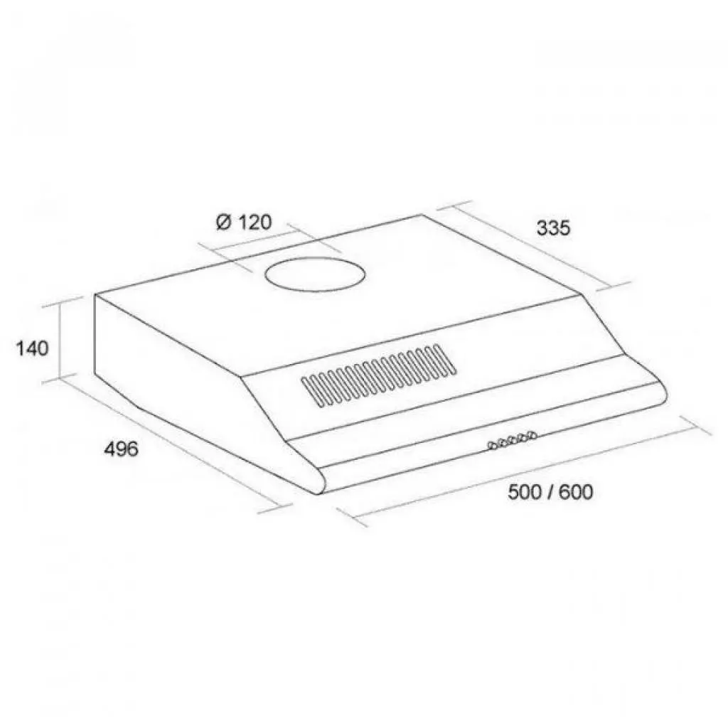 Вытяжка кухонная Borgio Gio 60 ivory - 1