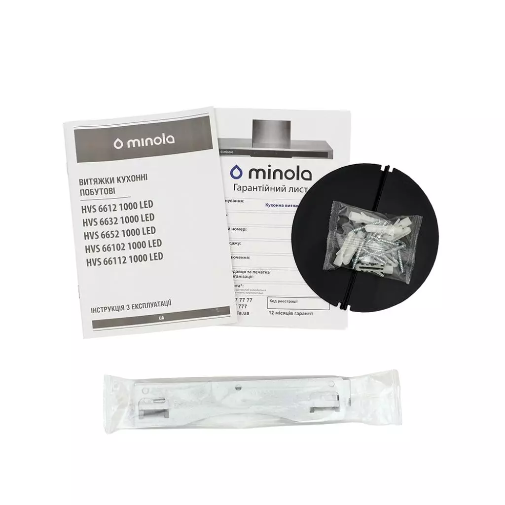 Вытяжка кухонная Minola HVS 6632 BL 1000 LED - 7 Вытяжка кухонная Minola HVS 6632 BL 1000 LED - 7