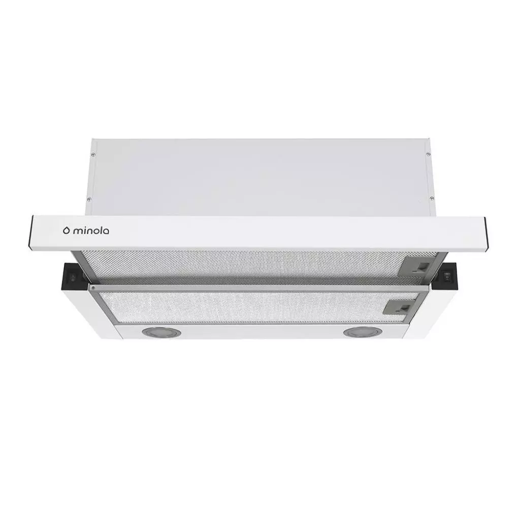 Вытяжка кухонная Minola HTL 6312 WH 750 LED