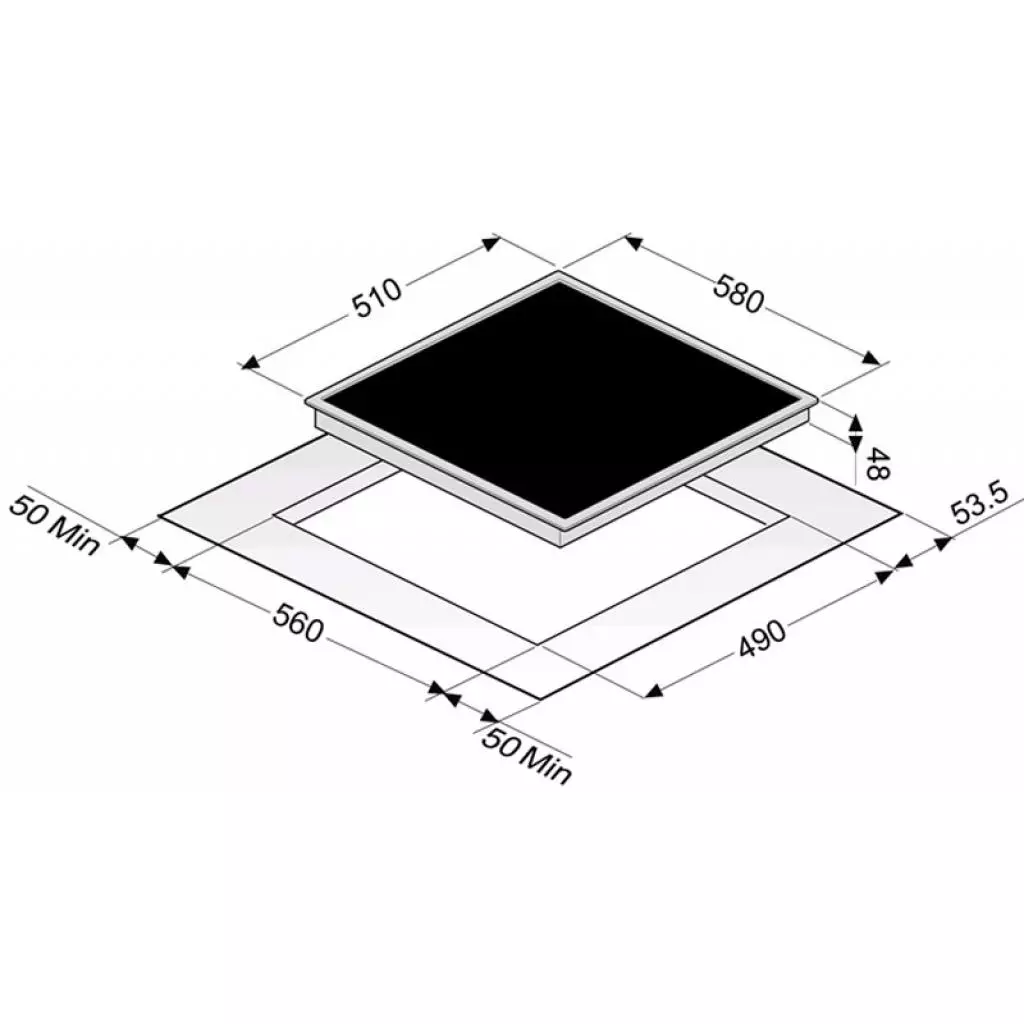 Варочная поверхность Perfelli HVC 6210 BL - 1 Варочная поверхность Perfelli HVC 6210 BL - 1