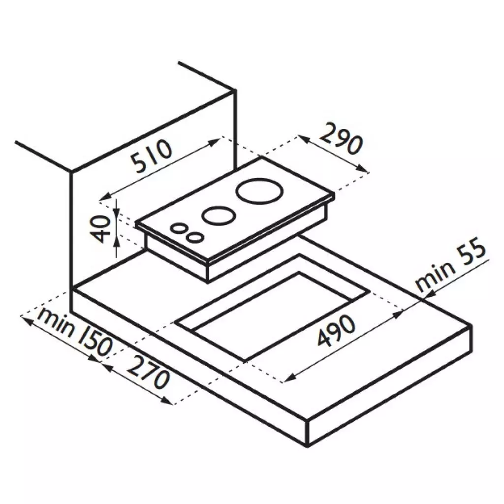 Варочная поверхность Ardesia PFS 32 GX - 1