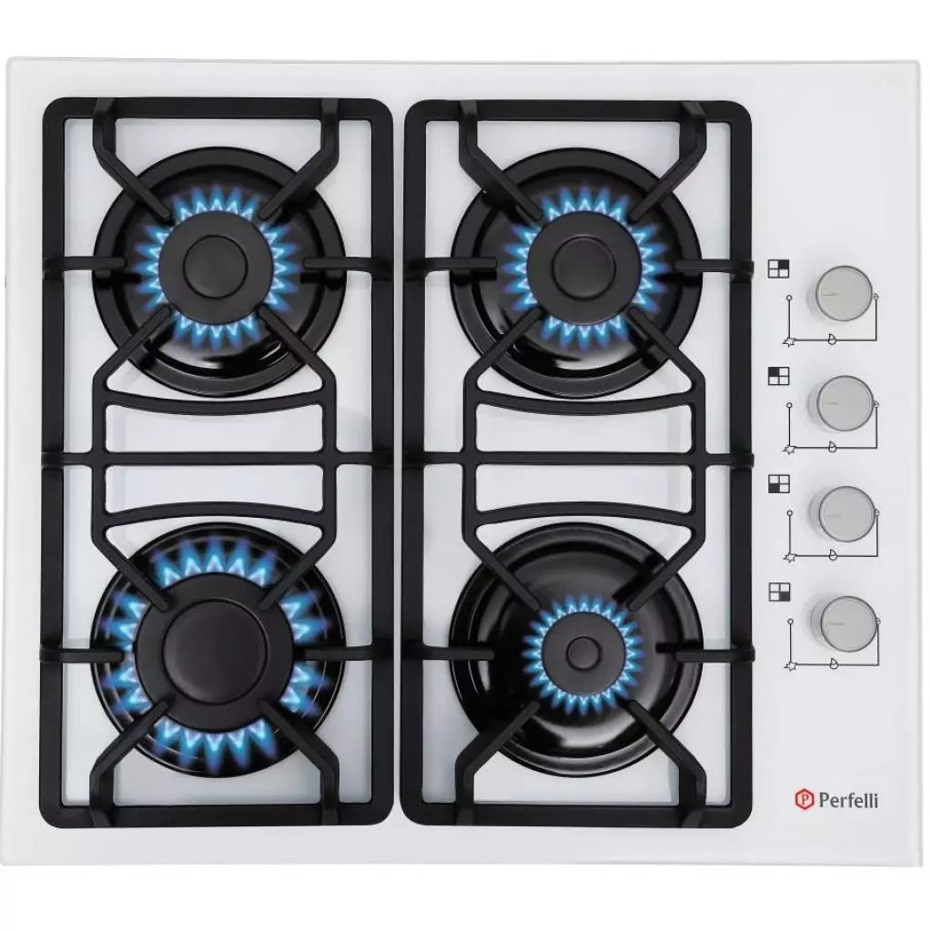 Варочная поверхность Perfelli HGG 61124 WH - 4