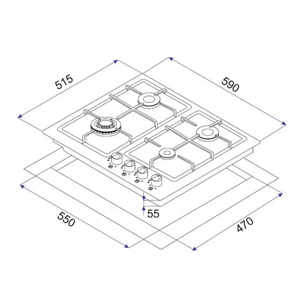 Варочная поверхность Minola MGM 61215 I - 8