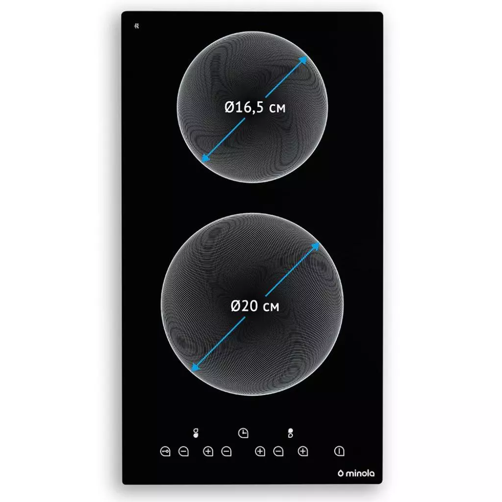 Варочная поверхность Minola MVH 3043 GBL - 4 Варочная поверхность Minola MVH 3043 GBL - 4