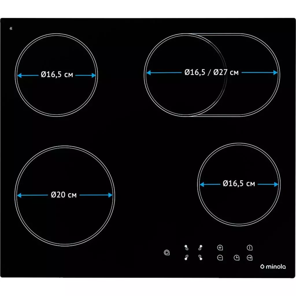 Варочная поверхность Minola MVH 6142 GBL - 5