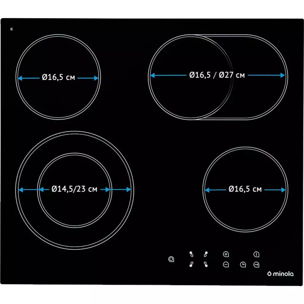 Варочная поверхность Minola MVH 6442 GBL - 5 Варочная поверхность Minola MVH 6442 GBL - 5