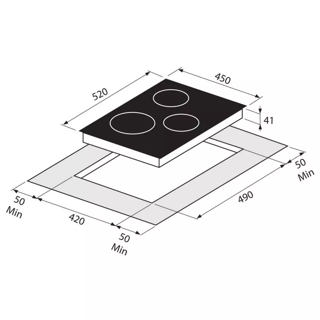 Варочная поверхность Freggia HCFE43B - 7