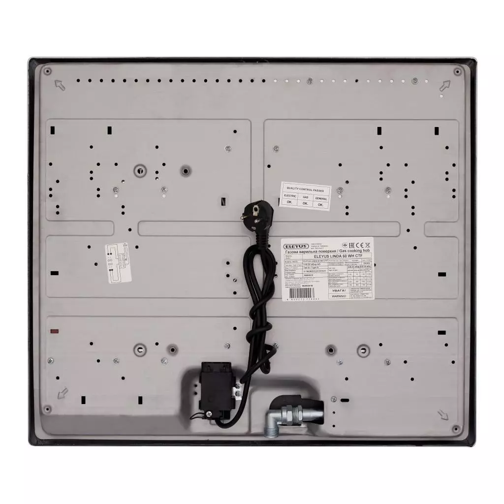 Варочная поверхность Eleyus LINDA 60 WH CTF - 9 Варочная поверхность Eleyus LINDA 60 WH CTF - 9