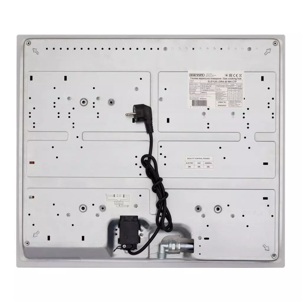 Варочная поверхность Eleyus LORA 60 WH CTF - 9 Варочная поверхность Eleyus LORA 60 WH CTF - 9