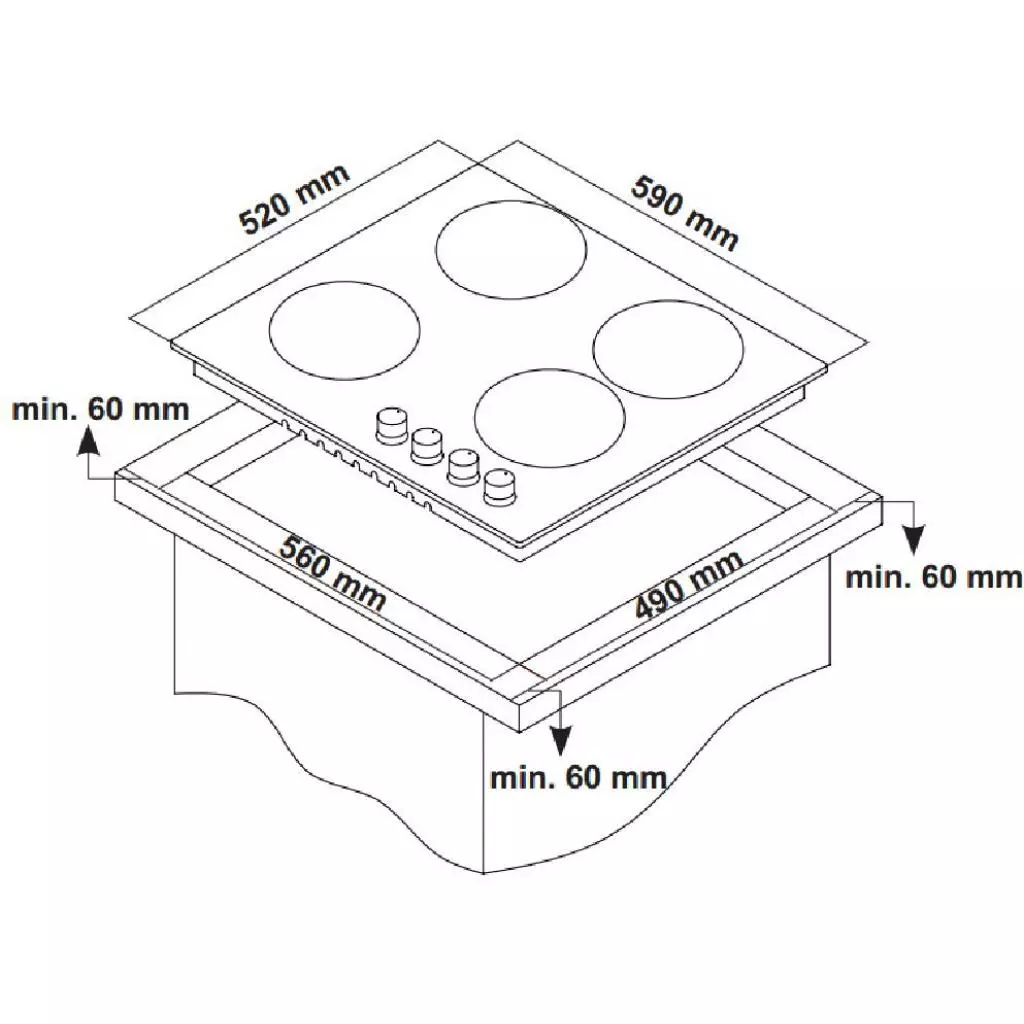 Варочная поверхность Interline TR 6445 AV - 1