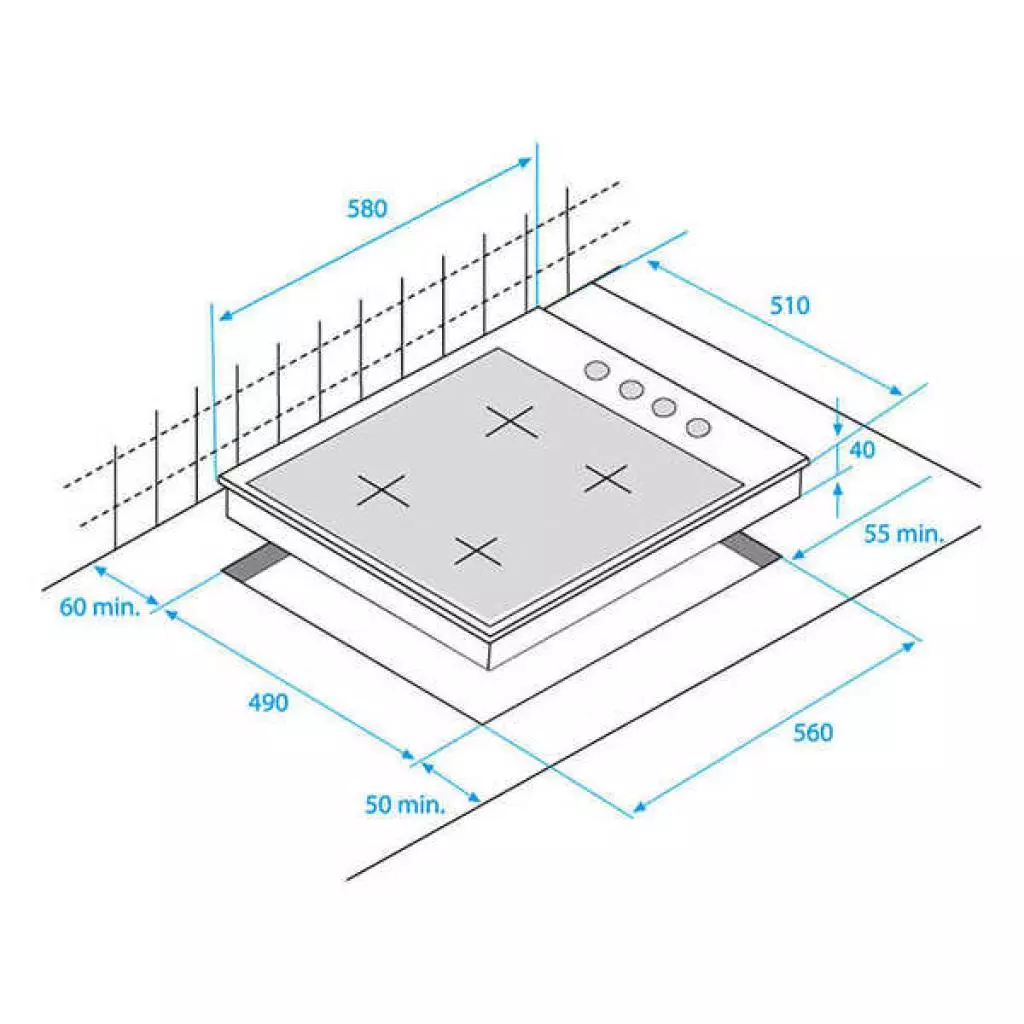 Варочная поверхность Beko HII64201FHT - 1