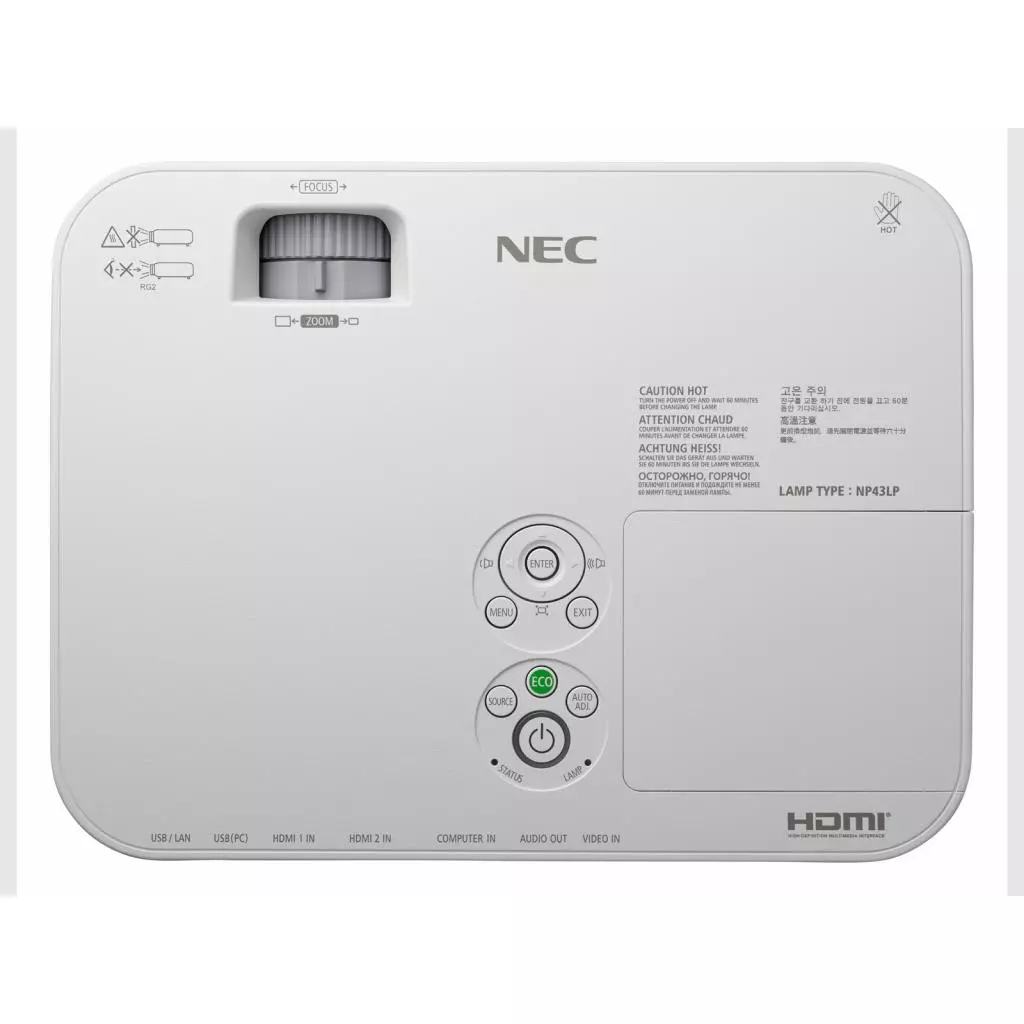 Проектор NEC ME331X (60004228) - 8 Проектор NEC ME331X (60004228) - 8
