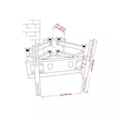 Кронштейн K-53 Квадо - 6 Кронштейн K-53 Квадо - 6