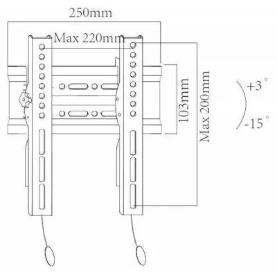 Кронштейн X-Digital STEEL ST215 Black - 1