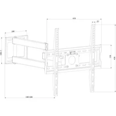 Кронштейн X-Digital STEEL SA345 Black - 1 Кронштейн X-Digital STEEL SA345 Black - 1