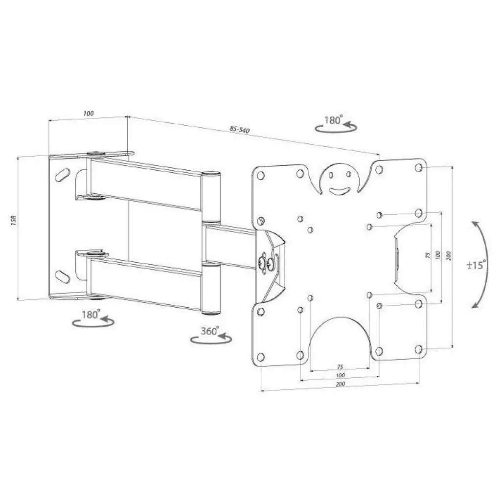 Кронштейн KSL WM227T - 9 Кронштейн KSL WM227T - 9