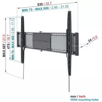Кронштейн Vogels EFW 8305 Black (EFW8305) - 1 Кронштейн Vogels EFW 8305 Black (EFW8305) - 1